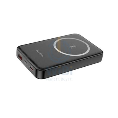 Hoco DB26 10000mAh Fast Charging Magnetic Wireless Power Bank - Black Accessories > Power Adapters