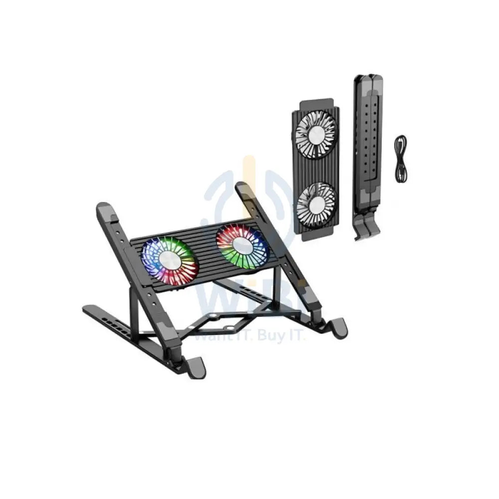 Hoco DH17 Laptop Stand with Cooling Pad - 1.5W / Black Accessories > Other Laptop Accessories