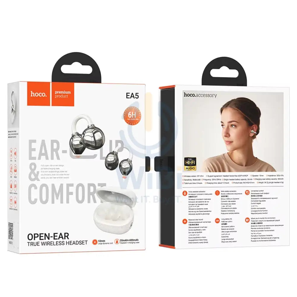 HOCO EA5 Wireless Earbuds - Bluetooth / White Accessories > Audio > Headphones