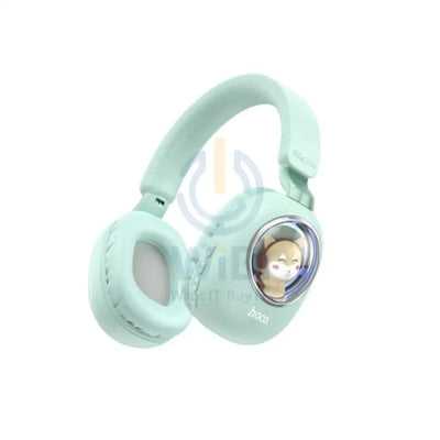 HOCO ESD11 Wireless Headphone With RGB Lights - Mint Green Accessories > Audio > Headphones