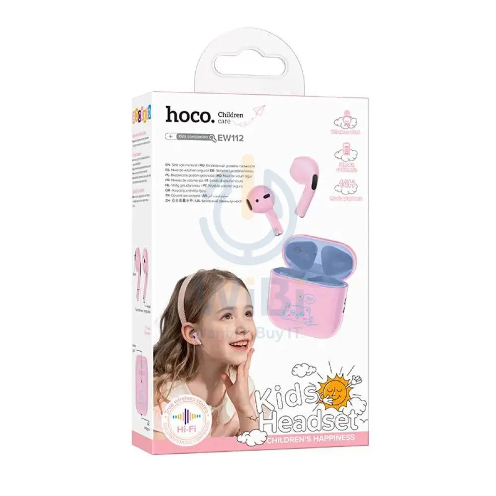 HOCO EW112 TWS Wireless Earbuds - Bluetooth / Pink Accessories > Audio > Headphones