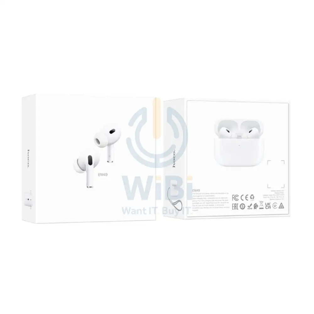 Hoco EW49 True Wireless AirPods - 300mAh / White Accessories > Audio > Headphones > Offer Zone
