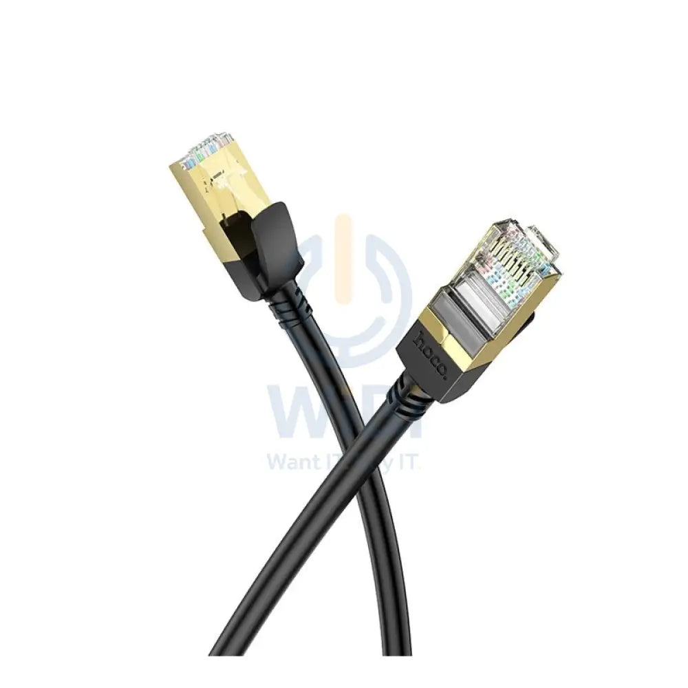 هوكو جيجابت إيثرنت كابل - CAT6 / 5 متر / أسود