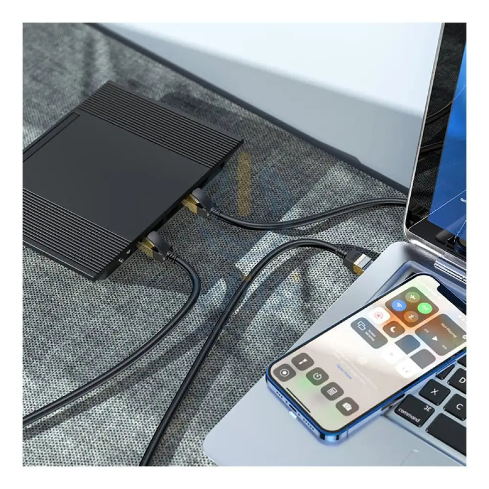 هوكو جيجابت إيثرنت كابل - CAT6 / 5 متر / أسود