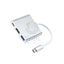 Hoco HB14 Easy-Use Type-C Adapter - Type-C To USB 3.0 + Hdmi + PD - White Accessories > Cables & Converters > Cables