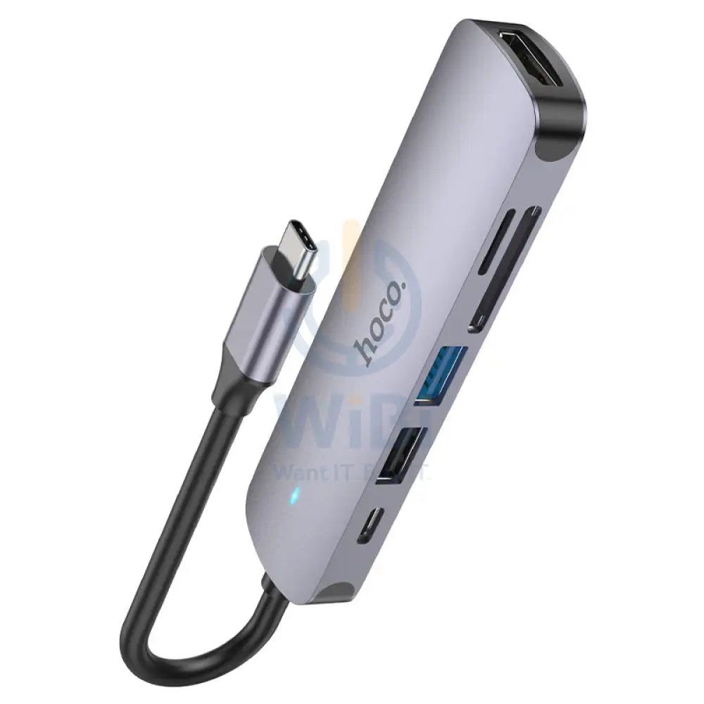 هوكو HB28 محول - تايب-سي / hdtv / USB3.0 / USB2.0 / SD / TF اكسسوارات > كبلات  محولات > كبلات