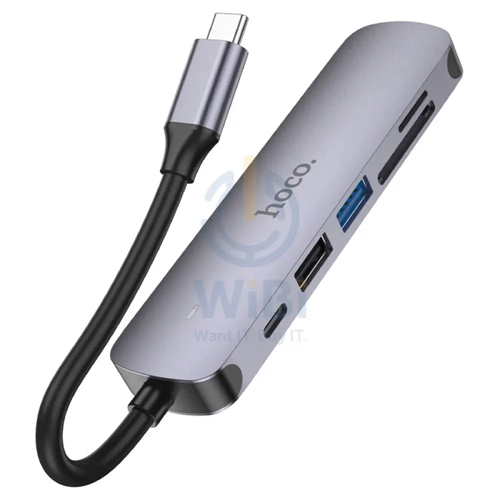 هوكو HB28 محول - تايب-سي / hdtv / USB3.0 / USB2.0 / SD / TF اكسسوارات > كبلات  محولات > كبلات