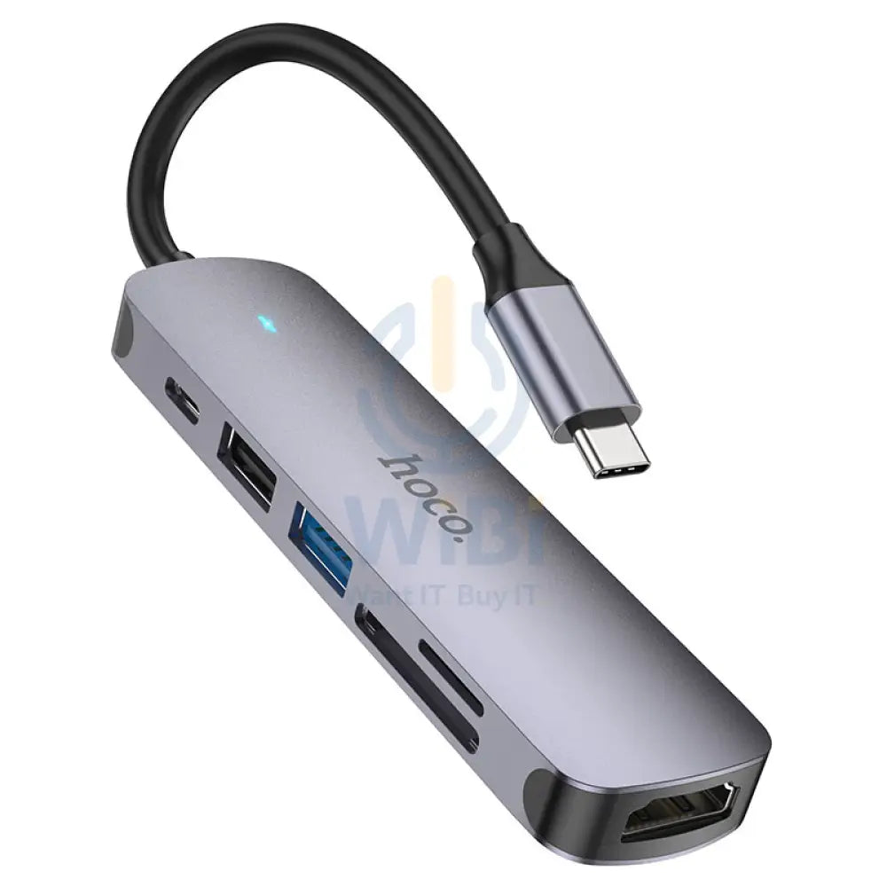 هوكو HB28 محول - تايب-سي / hdtv / USB3.0 / USB2.0 / SD / TF اكسسوارات > كبلات  محولات > كبلات
