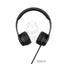 Hoco Headphones W21 Graceful Charm Wired Headset With Mic - Black Accessories > Audio > Headphones