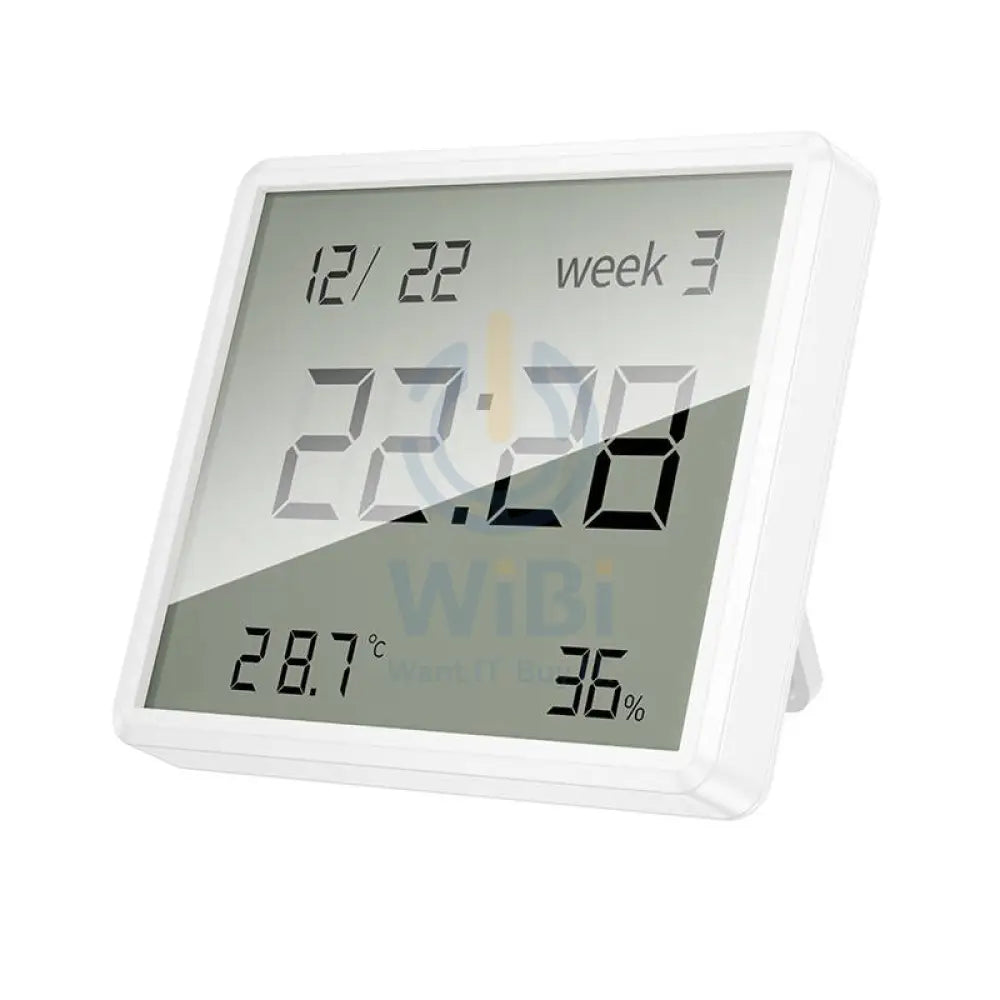 HOCO HX41 Indoor Clock With Hygrothermometer - White Accessories > Smart Devices