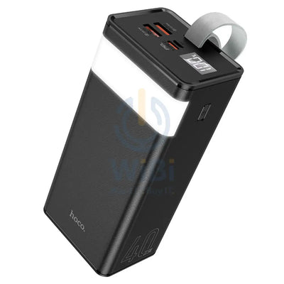 Hoco J86 Power Bank Powermaster - 22.5W / 40000mAh / Black Accessories > Power Adapters