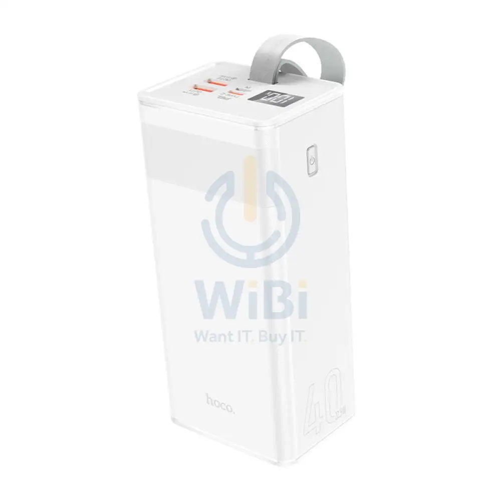 HOCO J86 Powermaster Power Bank - 40,000mAh / White
