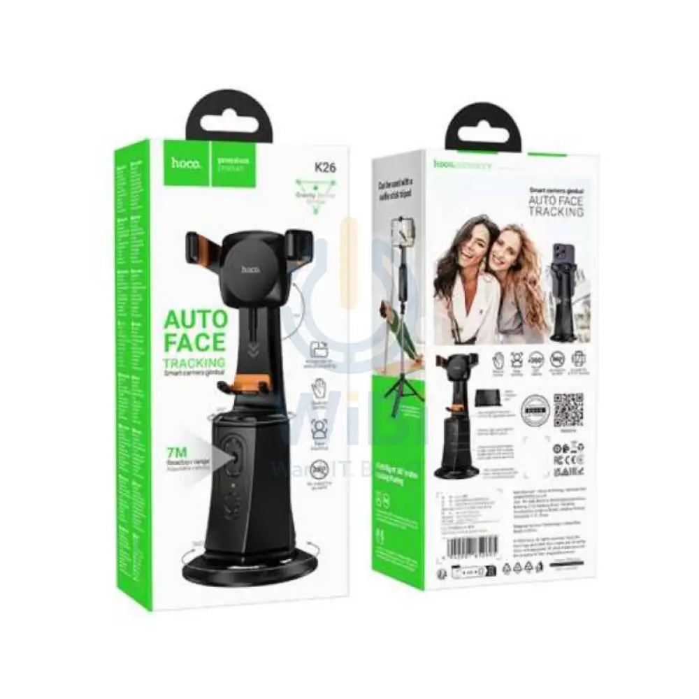 HOCO K26 Gimbal Mount for Smart Camera - Black Accessories > Mobiles & Tablets > Mobiles > Mobile Holder / Stands