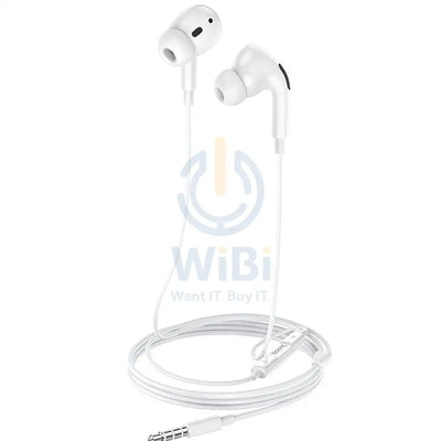 Hoco M77 Earphones - 3.5mm Jack / In-Ear / Wired / White Accessories > Audio > Headphones