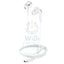 Hoco M77 Earphones Type C / In Ear / Wired / White Accessories > Audio > Headphones