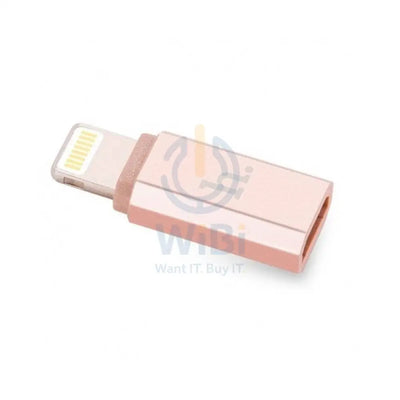 HOCO Micro USB to Lightning Adapter - Rose Gold - Tablet & Smartphones