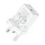 HOCO NK6 Rise Single Port Wall Charger - USB-C / 20W / White