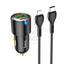 HOCO NZ6 Car Charger - 45W / USB-C / Lightning / Black Accessories > Mobiles & Tablets > Mobiles > Car Chargers