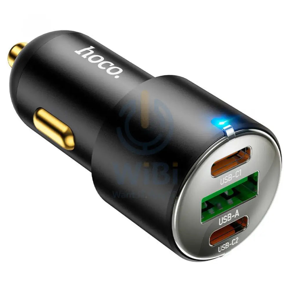 HOCO NZ6 Car Charger - 45W / USB-C / Lightning / Black Accessories > Mobiles & Tablets > Mobiles > Car Chargers
