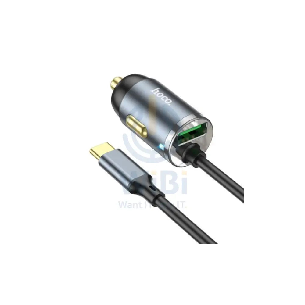 HOCO NZ7 Car Charger PD20W + QC3.0 with built-in Cable Accessories > Power Adapters