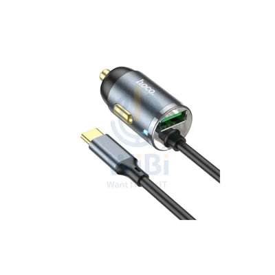HOCO NZ7 Car Charger PD20W + QC3.0 with built-in Cable Accessories > Power Adapters