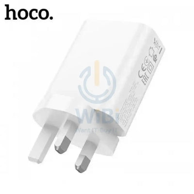 Hoco PD 65W High Power Dual Port 1A1C Fast Charger Accessories > Power Adapters