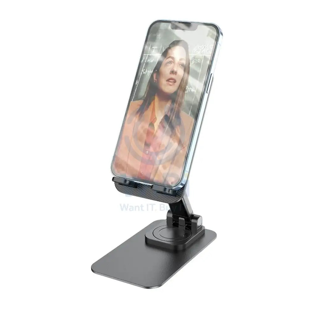 Hoco PH50 Rotating Folding Stand Holder for Phone & Tablet – Black Accessories > Mobiles & Tablets > Mobiles > Mobile