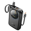 Hoco Q19 Lucky Power Bank with Digital Display and Cable - 30W / 10000mAh / Black Accessories > Power Bank