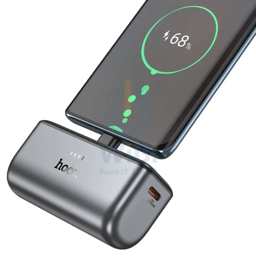 Hoco Q31 Portable Pocket Fast Charging Power Bank - 5000mah / 20W / Black Accessories > Power Bank