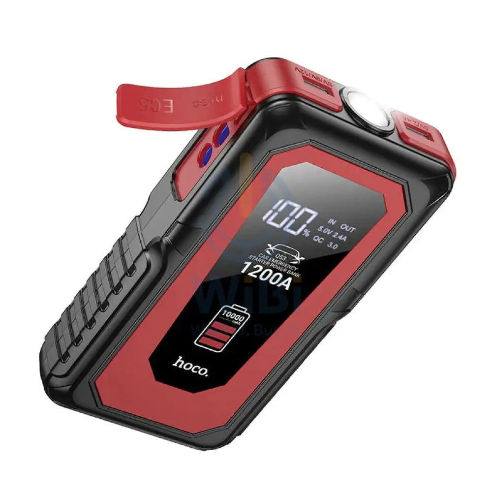 HOCO QS3 Victory Car Emergency Starter Power Bank - 10000mAh / Black/Red Accessories > Power Bank