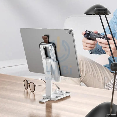 HOCO S28 Desktop Folding Stand - White Accessories > Mobiles & Tablets > Mobiles > Mobile Holder / Stands