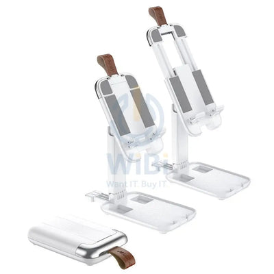HOCO S28 Desktop Folding Stand - White Accessories > Mobiles & Tablets > Mobiles > Mobile Holder / Stands