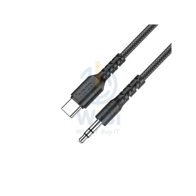 HOCO Type-C to 3.5mm AUX Cable - 1M / Black Accessories > Cables & Converters > Cables