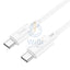 Hoco Type-C to Lightning & Type-C to Type-C Cables - 20W / 60W / Black / White / Pack of 2 Accessories > Cables &