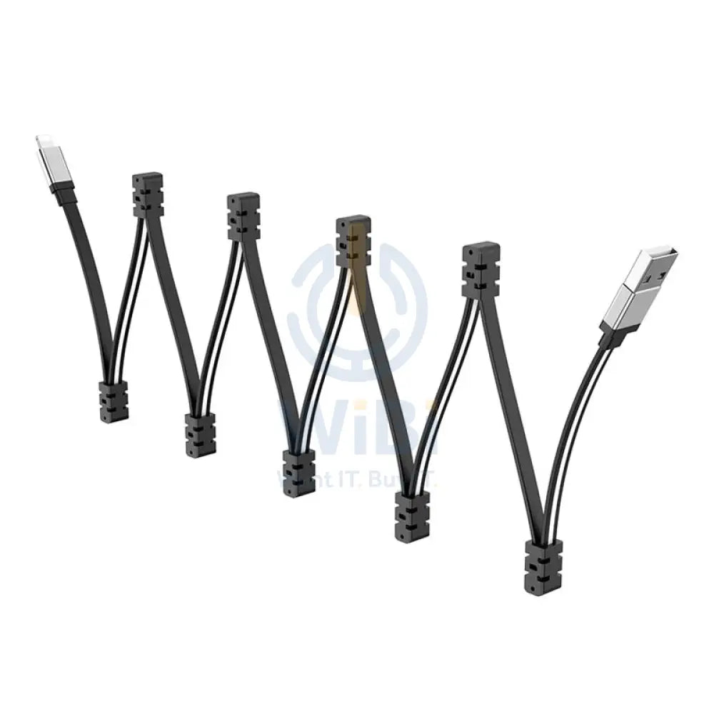 Hoco U103 Magnetic USB to Lightning 1 Meter - Black Accessories > Cables & Converters > Cables