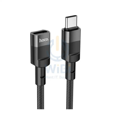 HOCO U107 Female Extension Cable - 2 Meters / Type-C / Black Accessories > Cables & Converters > Cables