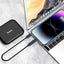 هوكو يو 114 U114 60 واط كل في 1 نوع C لايتننج محول هاتف  بطاقة دبوس اكسسوارات > كبلات  محولات > كبلات