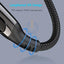 Hoco U115 Lightning to Type C PD 20W Transparent Data Cable With Display – 1.2 Meter / Black Accessories > Cables &