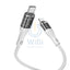 Hoco U115 Type C to Type C PD 100W Transparent Data Cable With Display – Gray Accessories > Cables & Converters > Cables