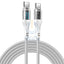 Hoco U115 Type C to Type C PD 100W Transparent Data Cable With Display – Gray Accessories > Cables & Converters > Cables