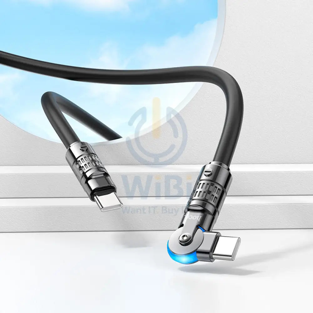 هوكو يو118 يو118 تريومف للشحن بيانات كابل من النوع C / 60 واط / 1.2 متر / أسود اكسسوارات > كبلات  محولات > كبلات