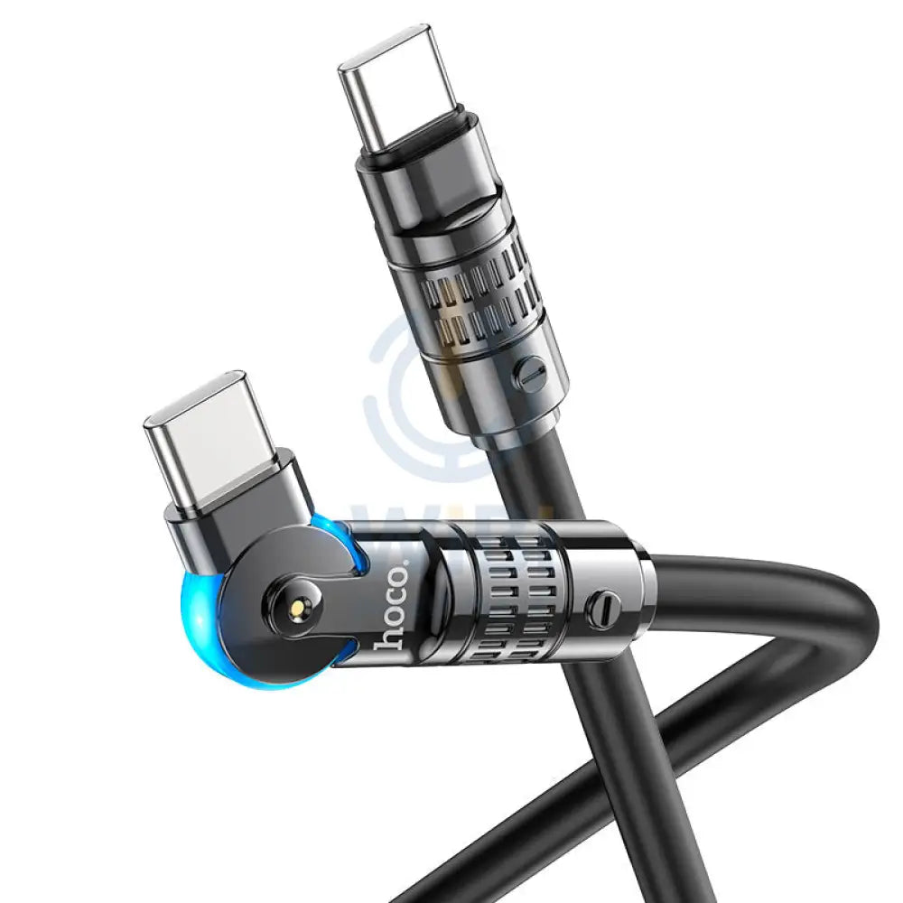 هوكو يو118 يو118 تريومف للشحن بيانات كابل من النوع C / 60 واط / 1.2 متر / أسود اكسسوارات > كبلات  محولات > كبلات