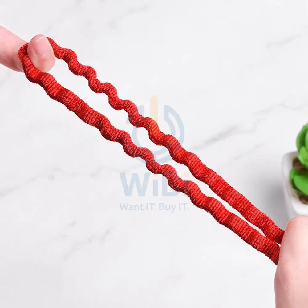 Hoco U78 Cotton Treasure Charging Data Cable - 0.8M / USB-A / Lightning / Red Accessories > Cables & Converters > Cables