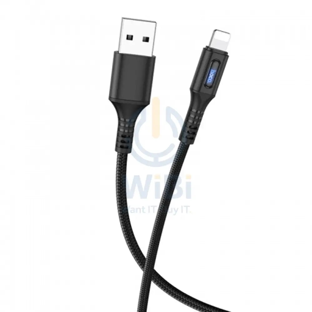 Hoco U79 Intelligent USB to Lightning 1.2 Meter - Black Accessories > Cables & Converters > Cables
