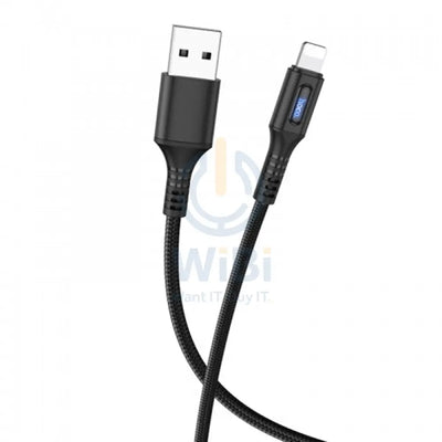 Hoco U79 Intelligent USB to Lightning 1.2 Meter - Black Accessories > Cables & Converters > Cables