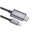 HOCO UA27 HD On-Screen Cable - 2 Meters / Type-C / HDMI / Metal Grey Accessories > Cables & Converters > Cables