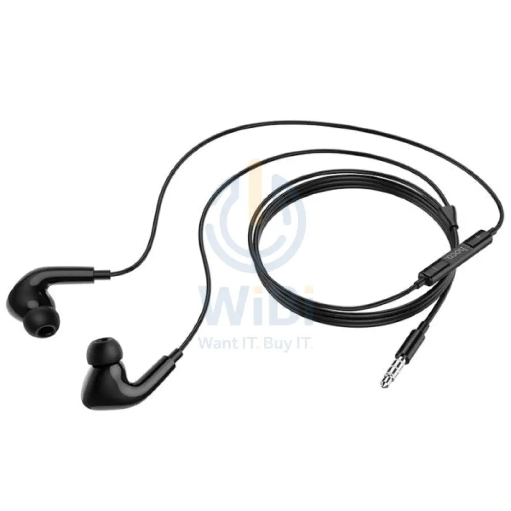 Hoco Wired earphones 3.5mm M1 Pro Original series with mic - Black Accessories > Audio > Headphones