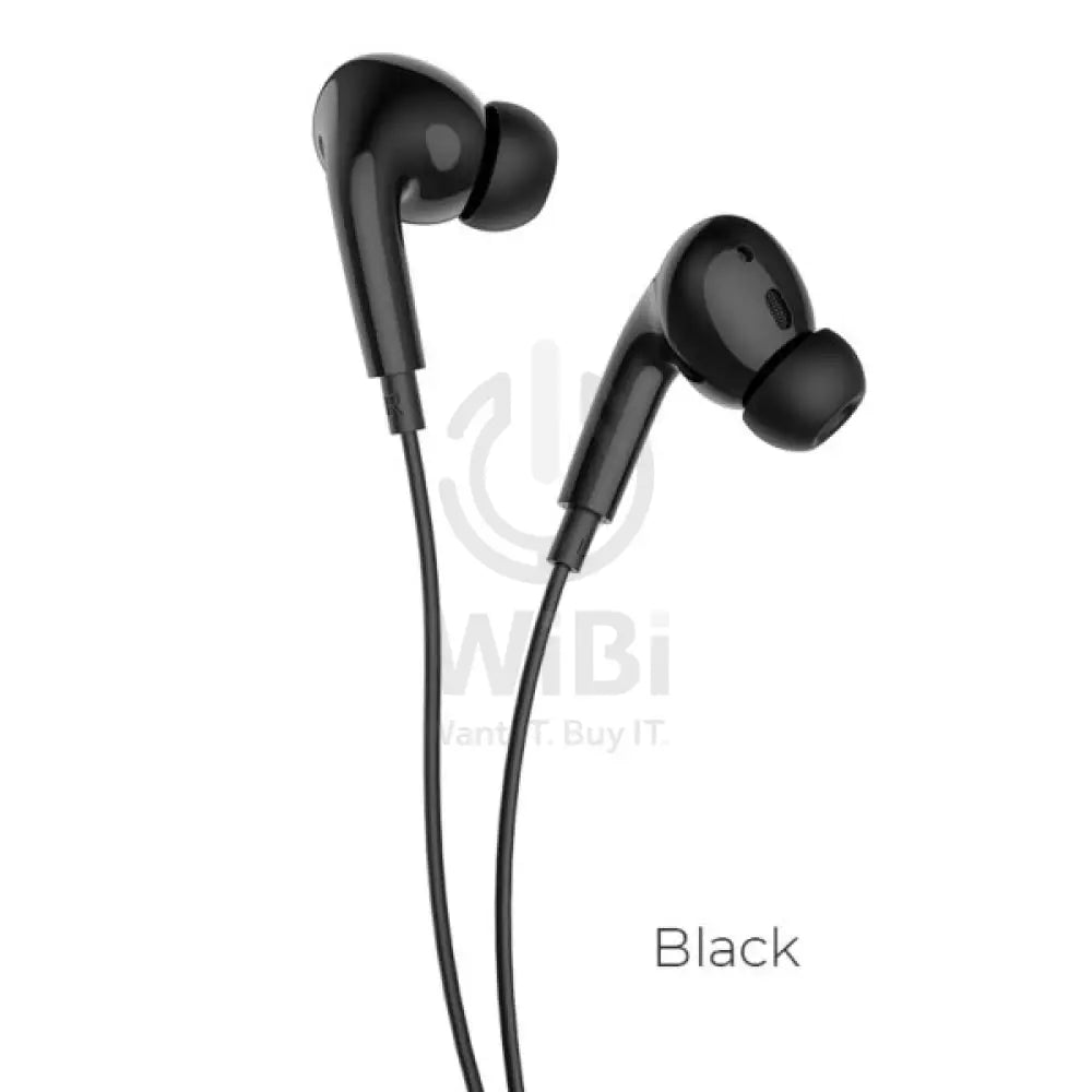 Hoco Wired earphones 3.5mm M1 Pro Original series with mic - Black Accessories > Audio > Headphones