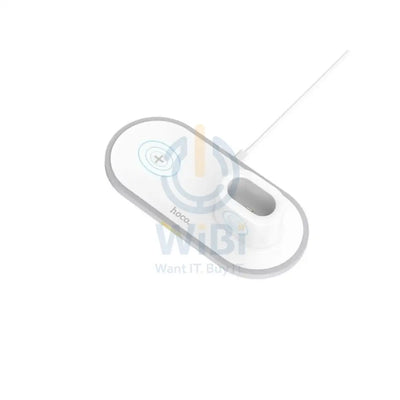 HOCO Wireless Charger CW21 Wisdom 3-in-1 tabletop charging - White Accessories > Mobiles & Tablets > Tablets