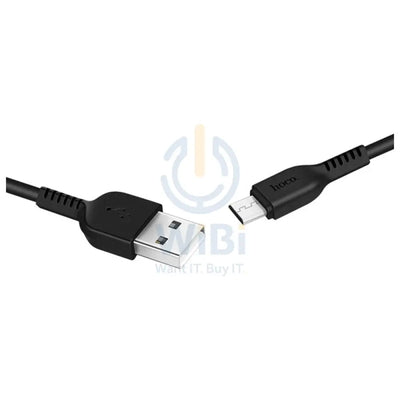 HOCO X20 Flash Charging Data Sync Cable - Micro USB / 1 Meter / Black